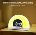 Sonnenaufgangs-Wecker mit Wecklicht