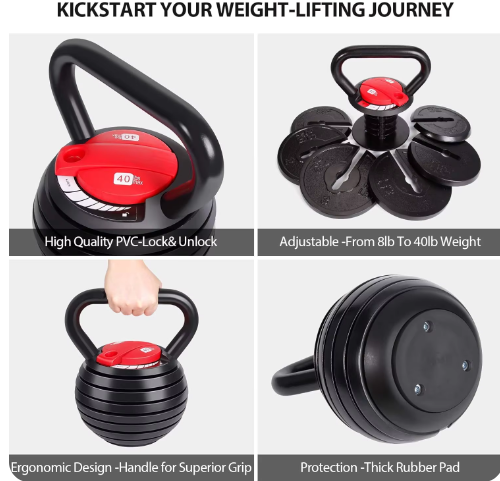 Verstellbares Kettlebell-Set