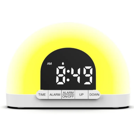 Sonnenaufgangs-Wecker mit Wecklicht